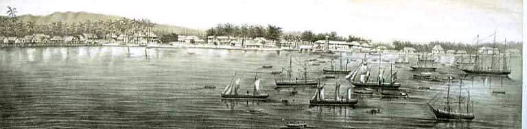 Zamboanga, Lithographie von 1876