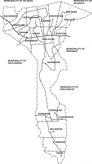 Barangays within Pangantucan, Bukidnon.jpg