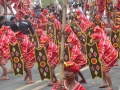 Manobo warriors from Maramag municipality do a saot or war dance during the Kaamulan Festival street dancing along Bgy. 1 (Poblacion) of Malaybalay City, Bukidnon.jpg