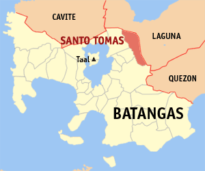 Sto. Tomas Batangas Map