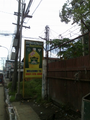 Welcome to Barangay Sto. Nino, San jose Rd. side.jpg