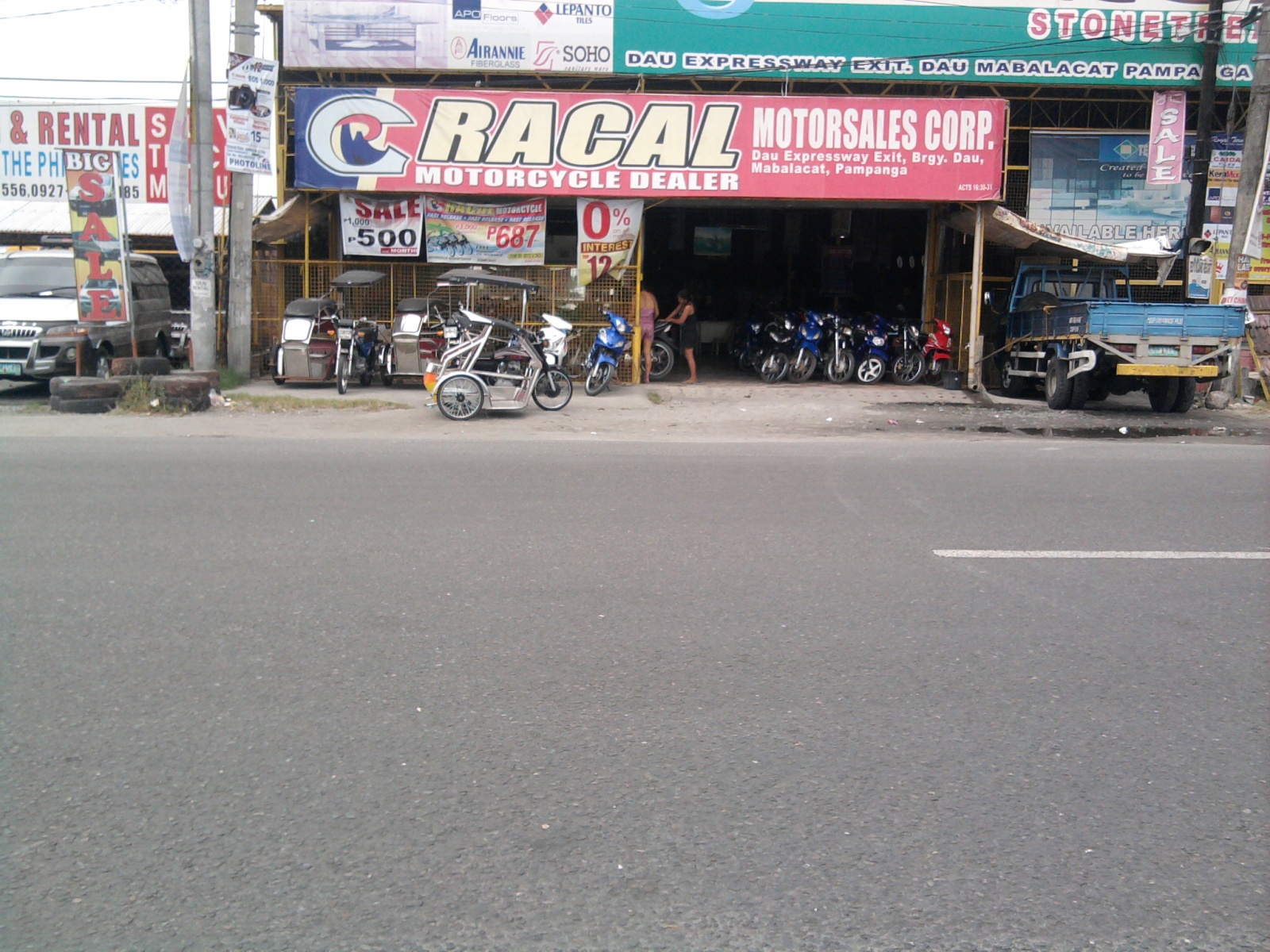 FileRacal Motorcycle Dealer, Expressway Exit, Dau, Mabalacat, Pampanga