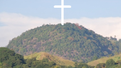 Cross of christ on mount columbato.png