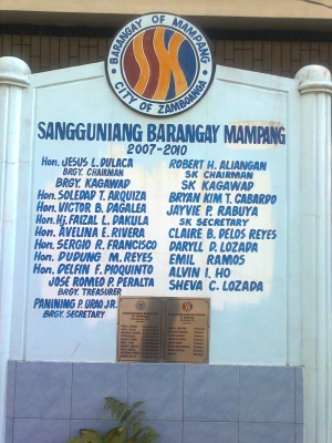 Barangay Officials 2007-2010
